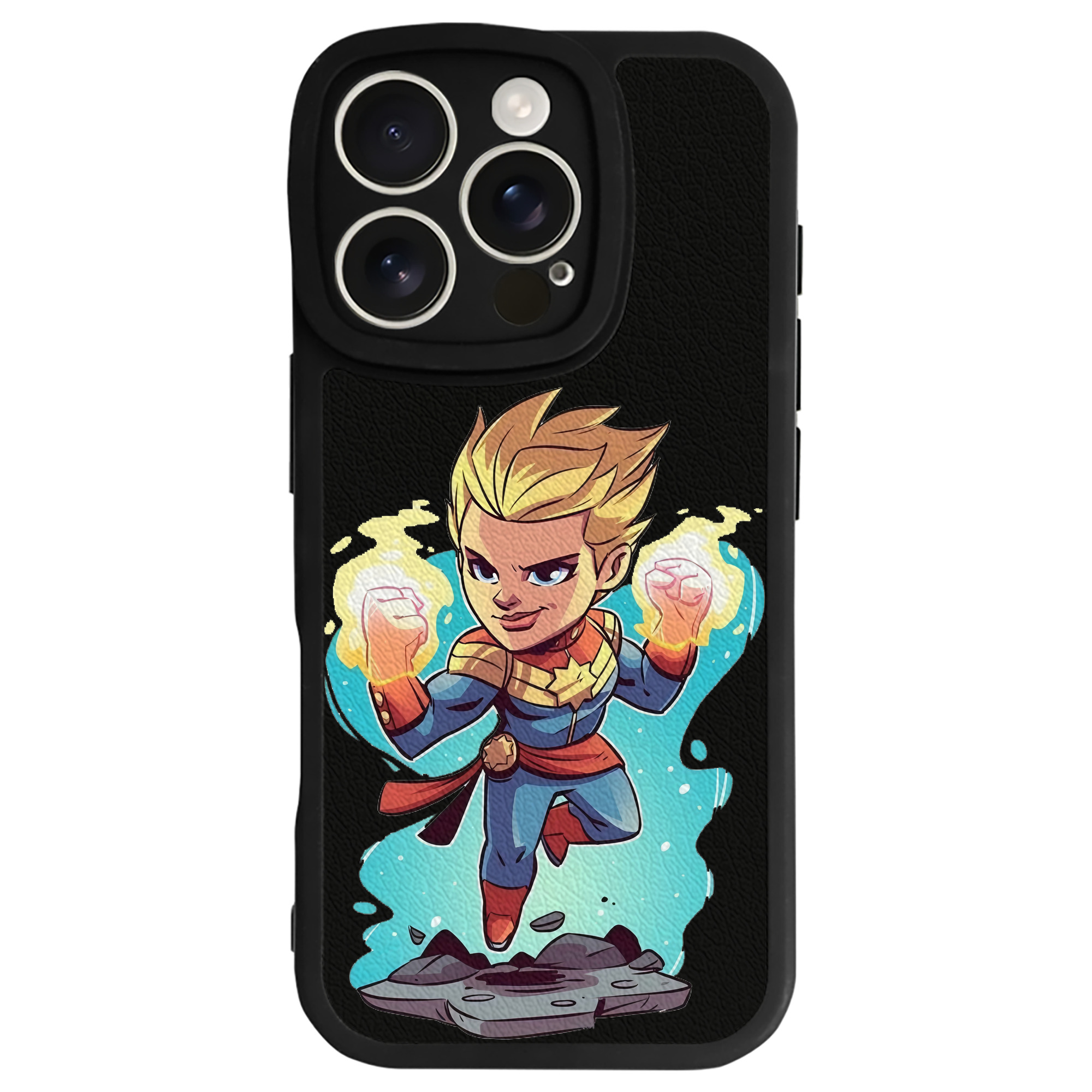 （画像用） アベンジャーズ The Avengers 【iPhone 16シリーズ対応】シリコンスマホケース（レザー調） 材質：シリコン